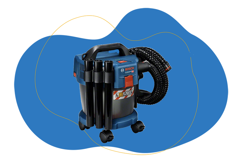 Ein Industriestaubsauger mit Akku